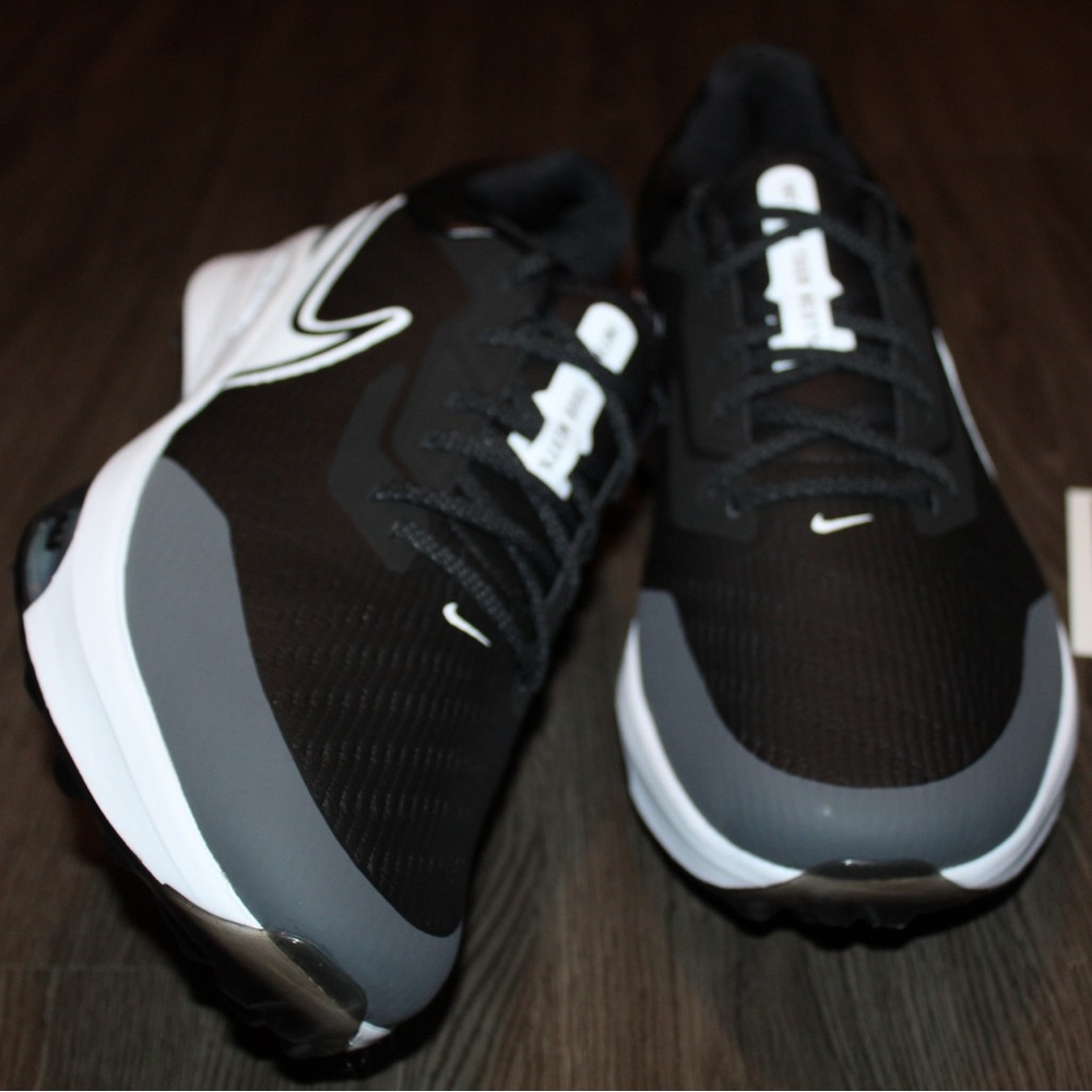 ❌S⭕️LD❌Nike Air Zoom Infinity React Black Grey White Mens Size 13 Golf Shoes - Picture 1 of 17